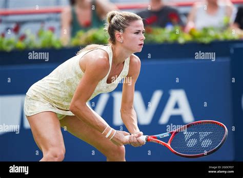 Montreal Canada Th Aug August Camila Giorgi ITA Waits For Service During