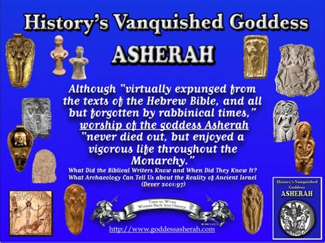 Asherah Worship Never Died Out Although “virtually Expunged From The Texts Of The Hebrew