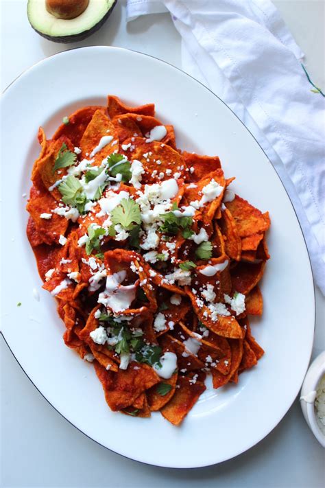 Chilaquiles Rojos Red Chilaquiles Mexican Food Memories