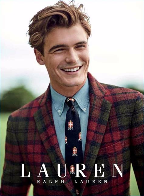 Garrett Taber Wears A Red And Green Sport Coat From Lauren By Ralph