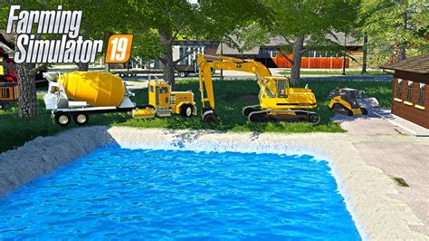 Building A New Custom 75000 Swimming Pool Roleplay Farming