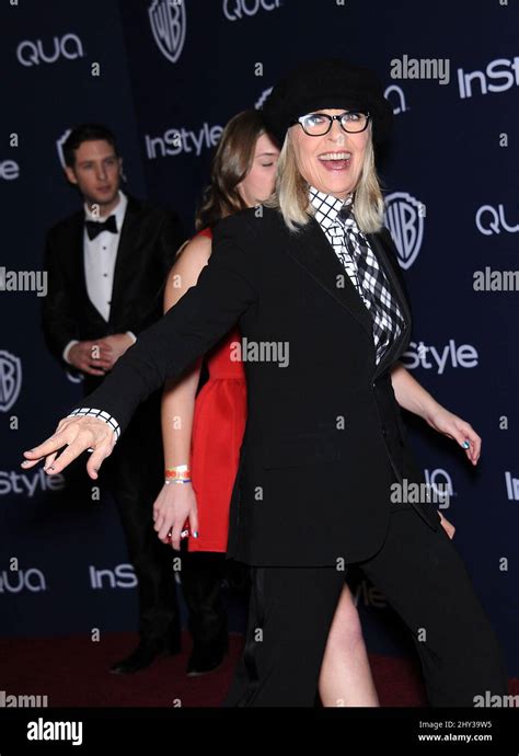 Diane Keaton Attending The 15th Annual Instyle And Warner Bros Golden