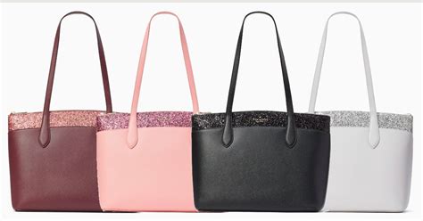 Kate Spade Today Only Flash Glitter Tote Only Reg The Freebie Guy