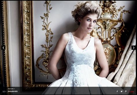 Rosamund Pike In Vanity Fair Vanity Fair Detail Wall Panelling