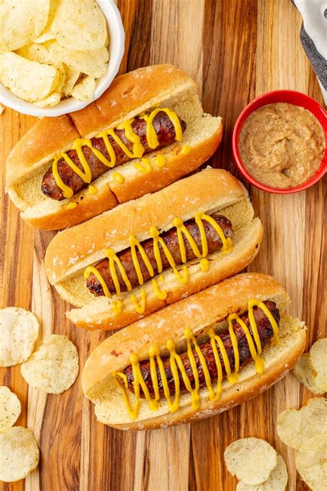 Easy Air Fryer Brats With Johnsonville Bratwurst Shes Not Cookin