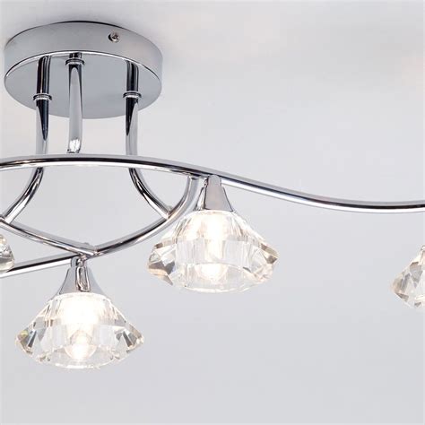 Add lights along with corners and the centre point to brighten up panasonic waterproof light ceiling lamp led kitchen bathroom light fixture modern ceiling lighting. Semi Flush Ceiling Light Edvin Bathroom 6 Light Chrome ...