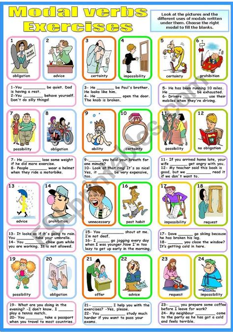 Exercises Modal Verbs Pdf Baseklo