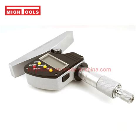 Ip54 Micrometer Measuring Tools Electronic 0 200mm Digital Depth