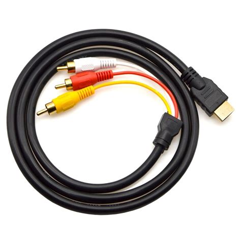 While others are going to have lots of lag, while. 1.5m HDMI to RCA Composite (Male) AV Converter Cable (Black)