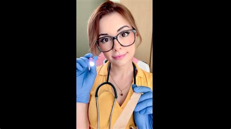 Asmr Fast Nurse Exam In Bed Medical Roleplay Shorts Personal Attention Eye Exam Cranial Nerve