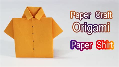 Diy Origami Shirt How To Make Paper Shirt Shirt In Paper Kids
