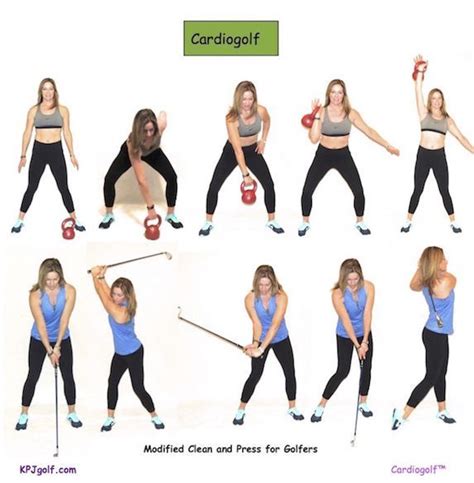 Cardiogolf Total Body Exercise For Golf Golf Stretching Golf Swing