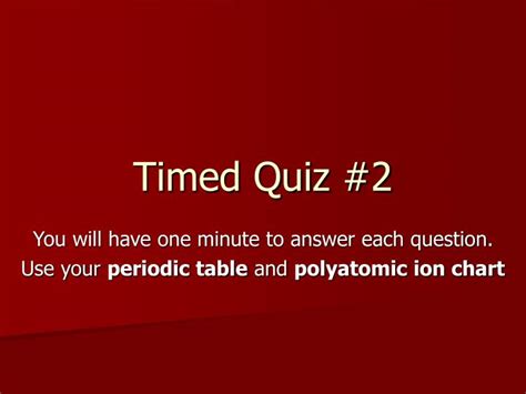 Ppt Timed Quiz 2 Powerpoint Presentation Free Download Id3634957
