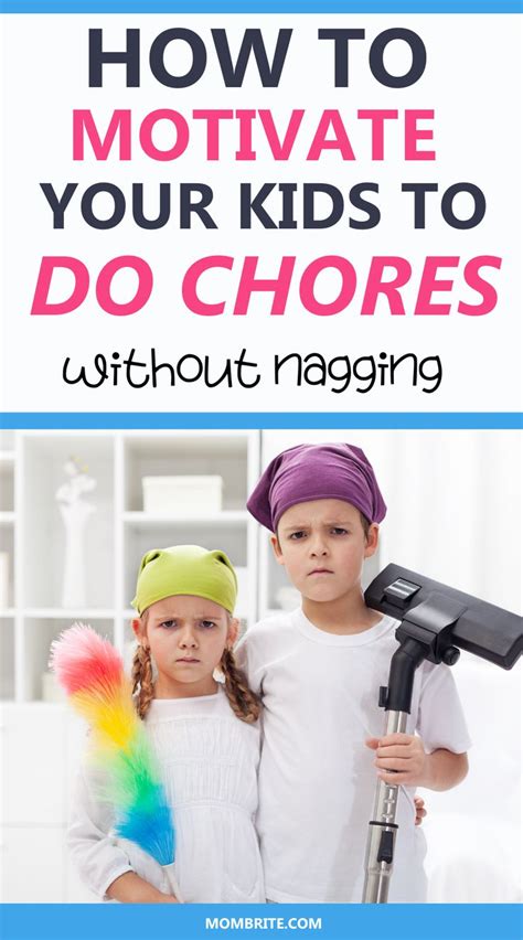 How To Motivate Your Kids To Do Chores Free Printable Chore List And