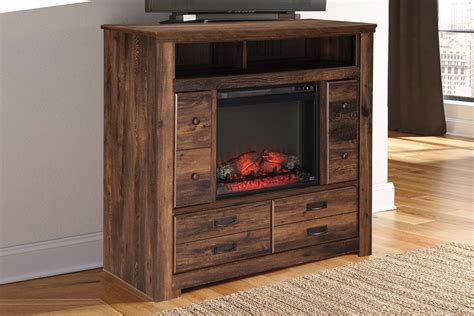 Installing an electric fireplace insert will be a nice addition to your room, especially if you are an art enthusiast. Vinasville Black Electric Fireplace Insert at Gardner-White