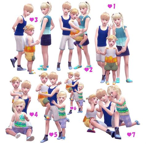 Sims 4 Children Poses