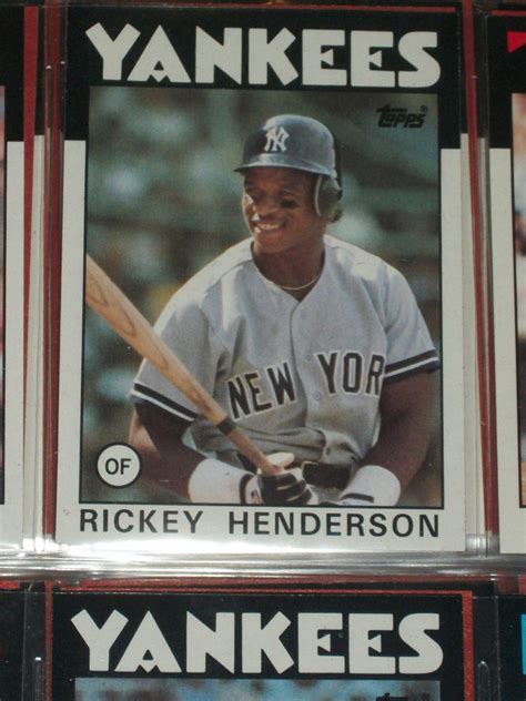 We did not find results for: Rickey Henderson 1986 Topps Baseball Card