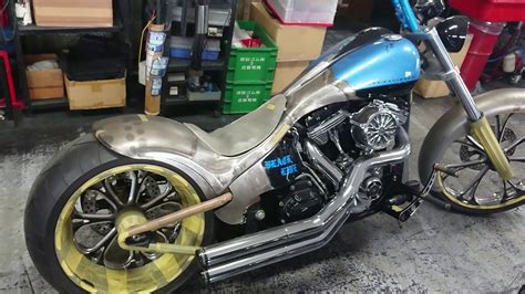 Trijya Custom 300 Wide Softail Youtube