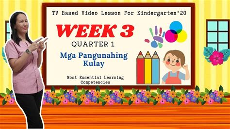 Kindergarten Quarter1 Week 3 Day 1sorting Colors Youtube