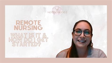 Remote Nursing What It Is And How To Get Started Youtube