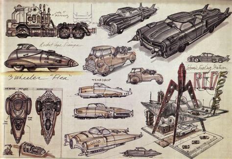 Some Concept Art From Fallout Rretrofuturism