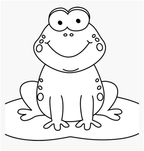 Frog Clipart Black And White Frog Cartoon Images Black And White Hd