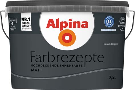 Innenfarbe in Grau, Anthrazit streichen: Alpina Farbrezepte Dunkle Eleganz - Alpina Farben