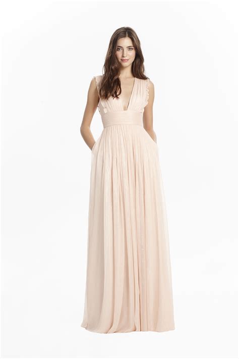 Monique Lhuillier Fall 2017 Bridesmaids Style Lily 450425 Pink