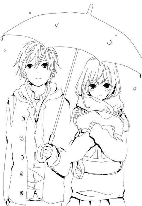 Sad Anime Coloring Pages At Free Printable Colorings