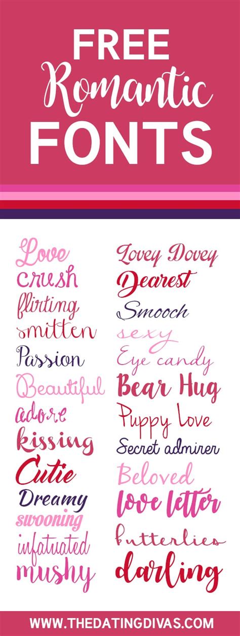 This free fonts collection also offers useful content and a huge collection of truetype face download free da font fonts for windows and mac. Free Love Fonts for Every Occasion - From The Dating Divas