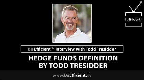 Hedgefonds 2021 » definition und erklärung zu hedgefonds! Hedge Funds Definition by Todd Tresidder - YouTube