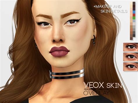 Skin Overlay Adapts To Base Maxis Skintones For Male And Female Sims