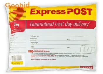Post express je usluga pošte srbije koja korisnicima omogućava najbrži i najsigurniji prenos pošiljaka za unutrašnji saobraćaj i međunarodni saobraćaj u propisanim i garantovanim rokovima. 10 x 3kg Prepaid Express Parcel Australian Post satchel ...