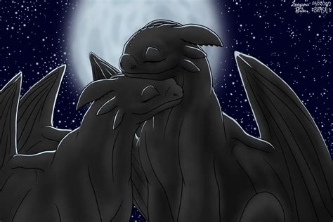 Toothless And Silverwings By Laryssadesenhista On Deviantart
