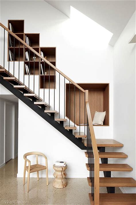 Horseshoe hanging on a wooden wall; Wall Decor Boho | Modern staircase, Stairs design ...