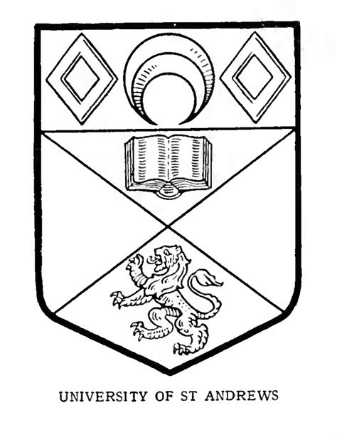 University Of St Andrews Drawshield