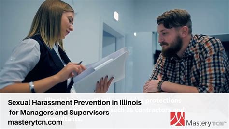 sexual harassment prevention in illinois for managers and supervisors training course youtube