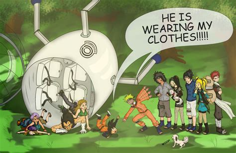 Collab Naruto Dbz Crossover By Cathelsing On Deviantart
