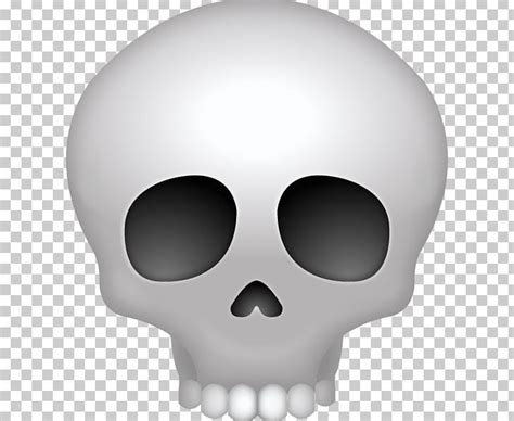 Emoji Iphone Skull Png Clipart Apple Color Emoji Bone Clip Art