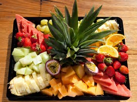 Image result for fressh cut fruits catering