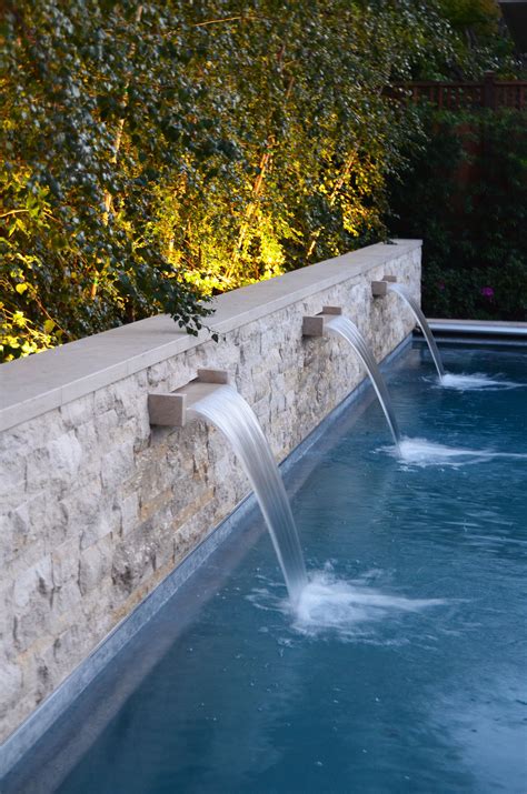 Stone Wall Water Feature Wall Pool Water Features Stone Pool