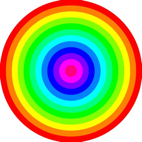 12 Color Rainbow Circles Icons Png Free Png And Icons Downloads