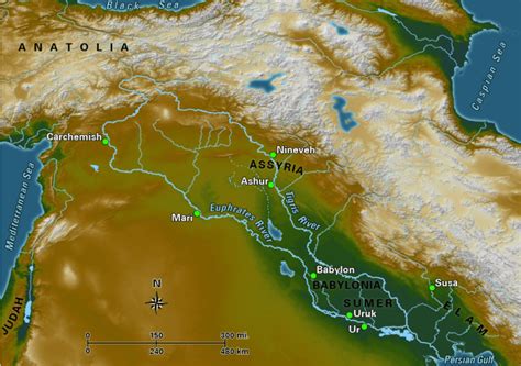 Mesopotamia Map Bible Odyssey