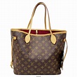 LOUIS VUITTON Neverfull MM Monogram Canvas Tote Shoulder Bag Fuchsia-E4939