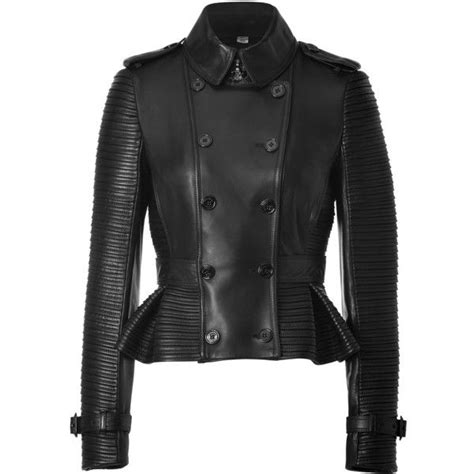 Burberry London Leather Headington Jacket In Black By None Via