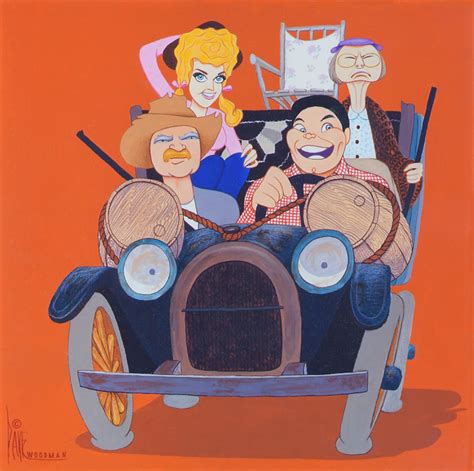 Dave Woodman S THE BEVERLY HILLBILLIES Parody Caricature Limited