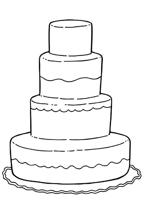 Decorating Wedding Cake Coloring Pages Best Place To Color