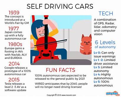 Driving Self Cars Facts Driverless Autonomous Mocomi