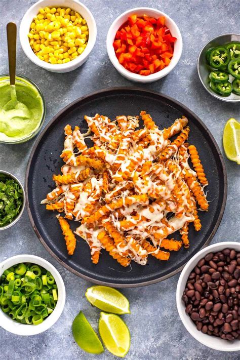 Easy Loaded Tex Mex Sweet Potato Fries The Girl On Bloor