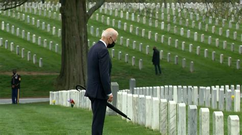 Biden Says It Was Clear Decision To Withdraw As He Visits Graves Of Soldiers Cnn Video